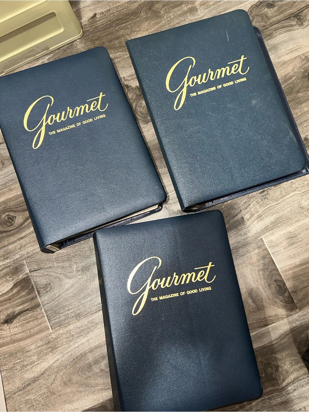 Vintage Gourmet Magazine Bound Collection set of 3